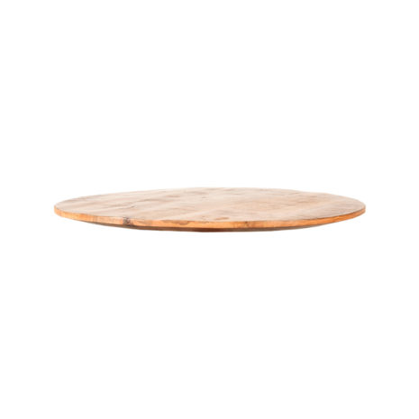 rond Tafelblad Sloppy Edge - Rough Mangohout - 70 cm Sloppy