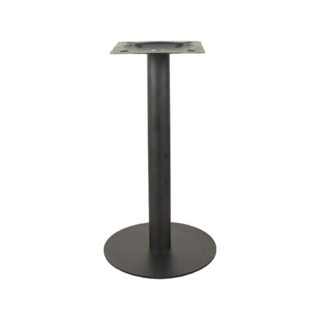 Restaurant Tafelpoot Enkel Rond - Zwart Metaal 72 cm