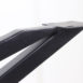 detail Onderstel - 3D-Model - 180x80 cm - Gepoedercoat zwart Ijzer