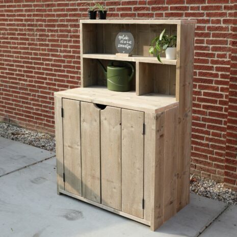 Tuinkast Belle van steigerhout voor buiten