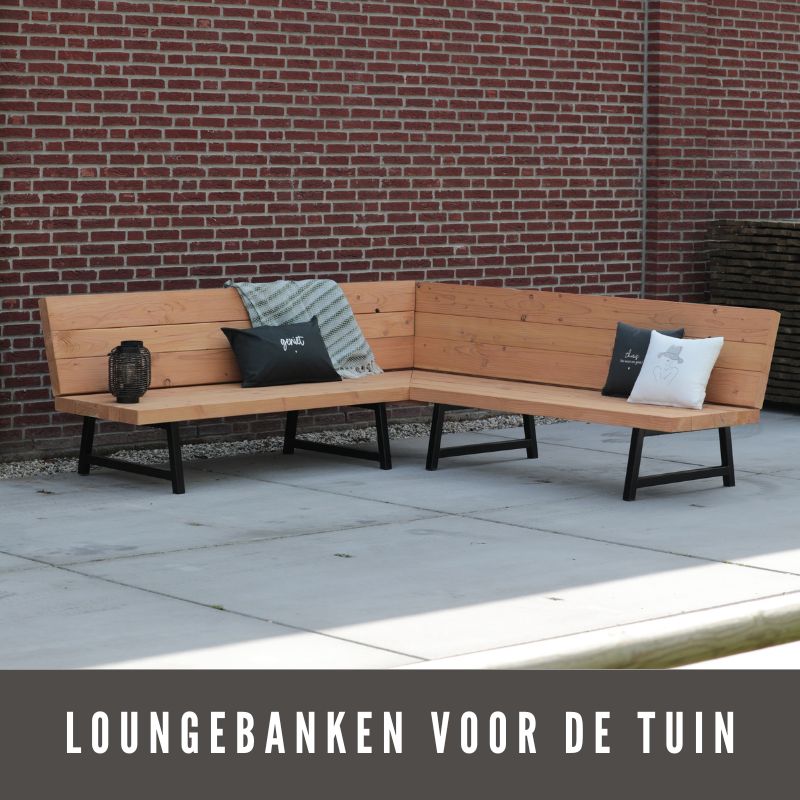 loungebanken voor de tuin