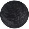 Krukje rond Suar hout zwart - 30x30x43 - details bovenaanzicht