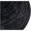 Krukje rond Suar hout zwart - 30x30x43 - details