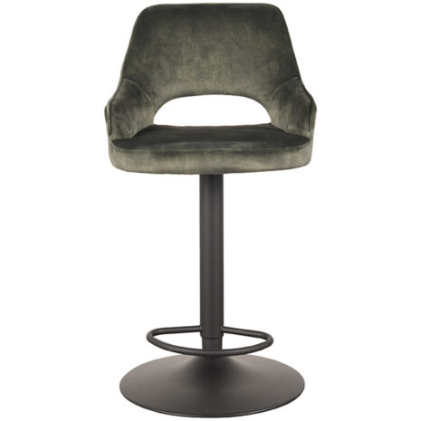 Barkruk Fer Hunter Velours voorkant