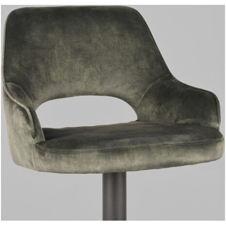 Barkruk Fer Hunter Velours detail