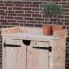 Detail Foto Lage tuinkast douglas hout L100xH100xB50