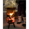 sfeerfoto bonfeu bonves 34 zwart - winters plaatje in de sneeuw