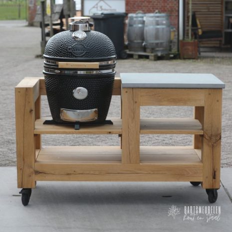 buitenkeuken robuust oak + yakiniku medium kamado