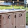 details Buitenkeuken hout Janine