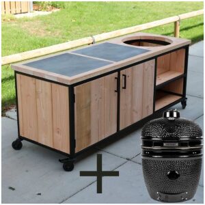 Douglas buitenkeuken Roosendaal + Yakiniku Large Black Edition