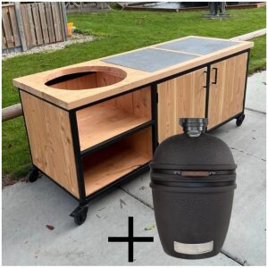 Douglas buitenkeuken Dordrecht en The Bastard Urban Large Solo Kamado