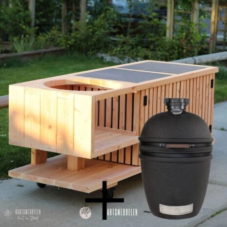 buitenkeuken latjes zevenbergen + bastard urban large kamado