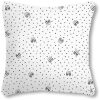 achterzijde Wit Tuinkussen- Relax, trek je slippers aan en laat 't gaan' – Zoedt – 40x40cm