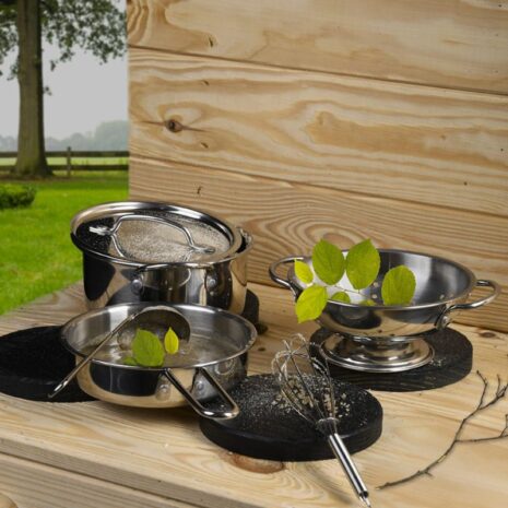 modderkeuken speelset pannetjes