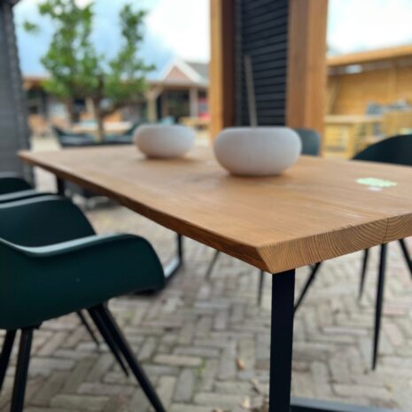 boomblad deatils showmodel tuintafel Roosendaal