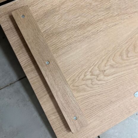 deurtjes eiken tv kast bas met staal