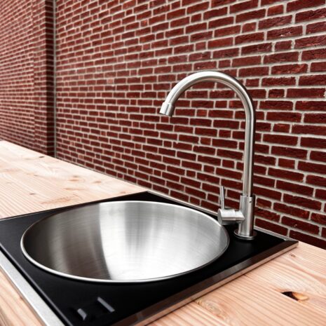 Douglas Tuinkast met spoelbak en kraan