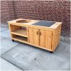 Kamado Tafel met tegel Douglas 180 cm voorraadmodel