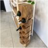 houten wijnrek suar hout