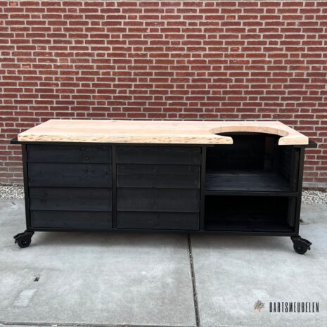 BBQ tafel Douglas Zweeds rabat zwart