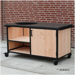 Buitenkeuken Douglas met impala granieten blad