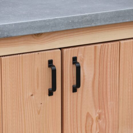 Douglas buitenkeuken met Belgisch hardsteen blad