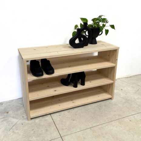 Lorette schoenenkast steigerhout voorraadmodel