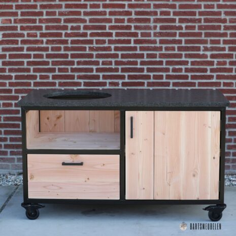 Luxe compacte Buitenkeuken Delft Douglas met granieten blad