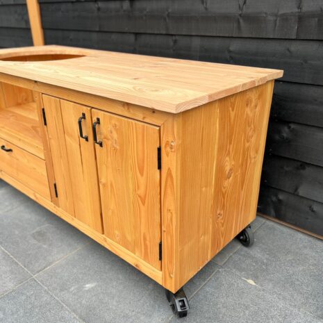 Maatwerk BBQ Tafel blad Bovi voorraadmodel