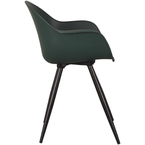 LABEL51 Eetkamerstoel Luca pine zijkant