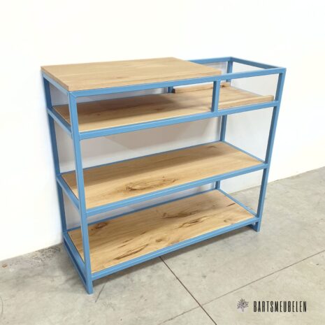 mid century modern platenspeler kast