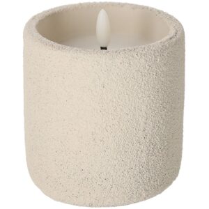 jens living frosted led kaars off white 25245