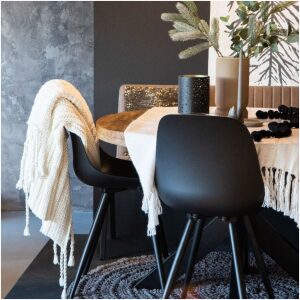 Label51 Eetkamerstoel Monza Zwart Voorraadmodel