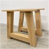 Eiken A poot onderstel voor houten eettafel Eiken A-poot onderstel voor houten eettafel
