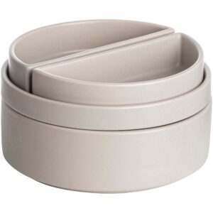 Gusta Serveerset 4 delig taupe