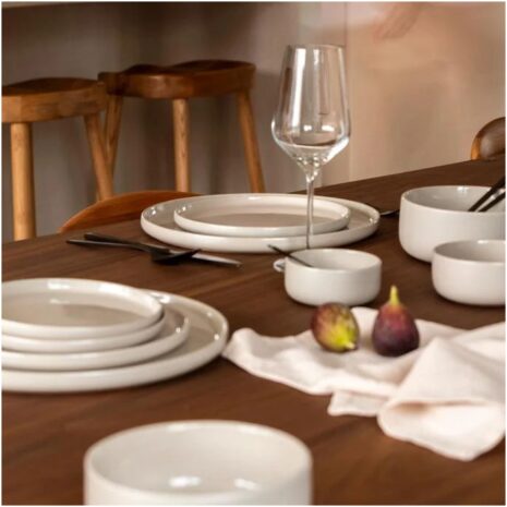 Gusta ontbijtbord Taupe Azur