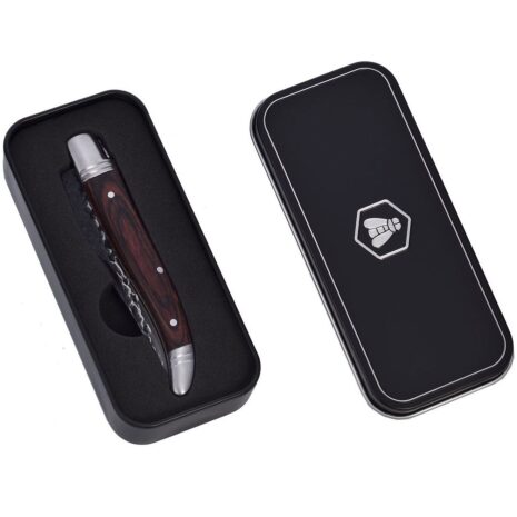 Laguiole Vouwmes Black Hammer RVS lemmet