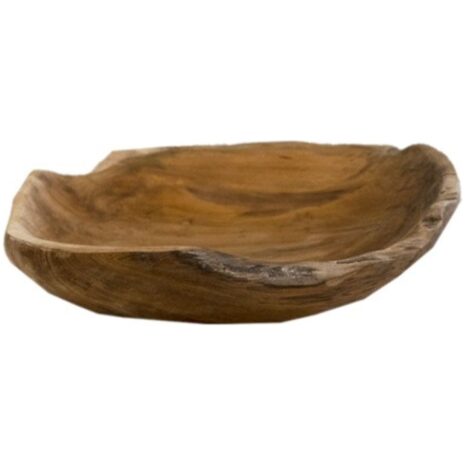 Teakhouten schaal 40cm Teakhouten schaal 40cm
