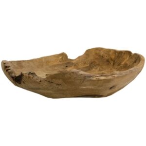 Teakhouten schaal 50 cm