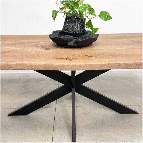 Boomstamtafel met zwarte Matrix poot Grace