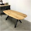Deens Ovaal eikenhouten eettafel Zoey