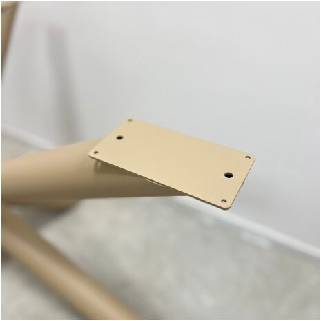 Stalen matrix spinpoot 150 cm Beige