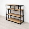 Platenspeler kast eiken en staal Groove