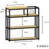 platenspeler kast eiken en staal Groove afmetingen