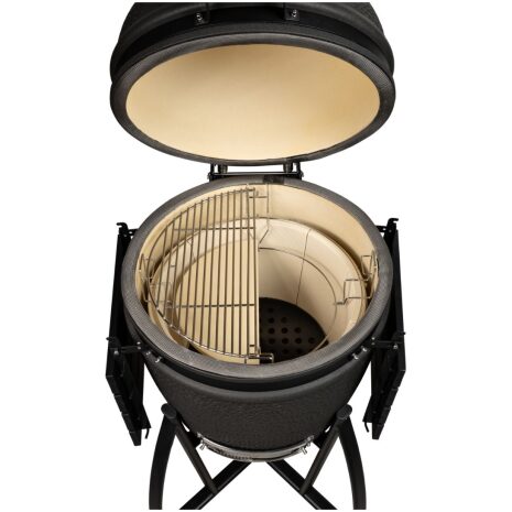 Detailfoto Grill Guru Prime Matt Black Large Kamado - Multi Level System