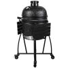 Grill Guru Satin Black Medium kamado