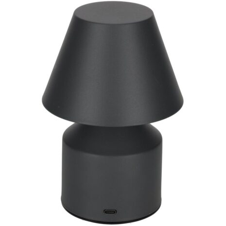 Jens Living LED tafellamp grijs oplaadbaar