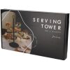 Jens Living Serveertoren Zwart perfect voor diner feestjes of cadeau onder de 20 euro Jens Living Serveertoren Zwart perfect voor diner feestjes of cadeau onder de 20 euro