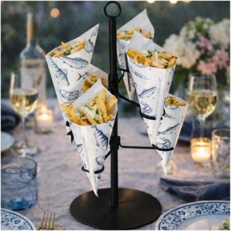 Jens Living Serveertoren Zwart voor amuze, cocktail glazen