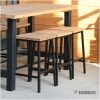 Lage Douglas barkruk tuin met stalen frame Lage Douglas barkruk tuin met stalen frame